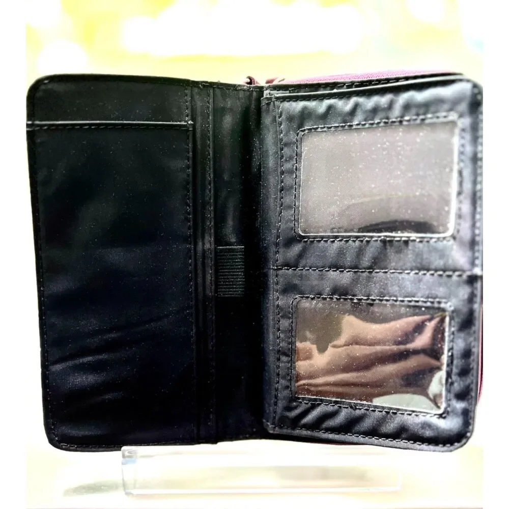 Mundi Burgundy Bifold leather wallet